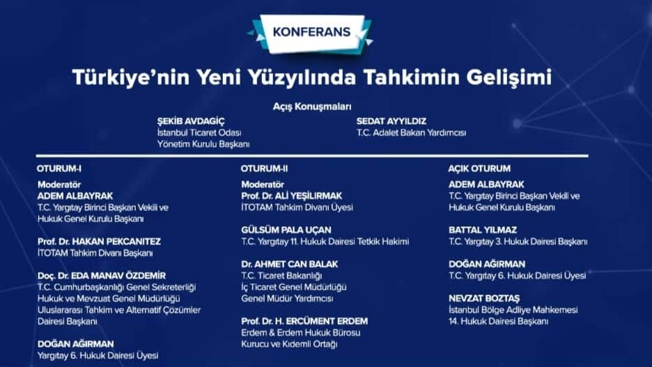 Prof. Dr. Ali Yeşilırmak “Türkiye’nin Yeni Yüzyılında Tahkimin Gelişimi” Konferansında Moderatör Olarak Yer Aldı
