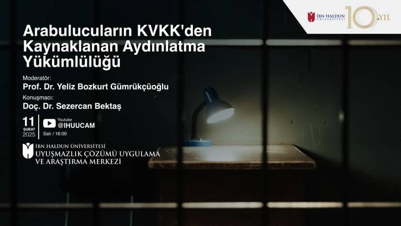 Arabulucuların KVKK'den Kaynaklanan Aydınlatma Yükümlülüğü